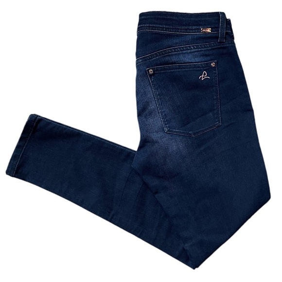 DL1961 Emma Leggings Dark Wash Skinny Jeans Size 30 Premium Denim Jegging - Picture 4 of 10
